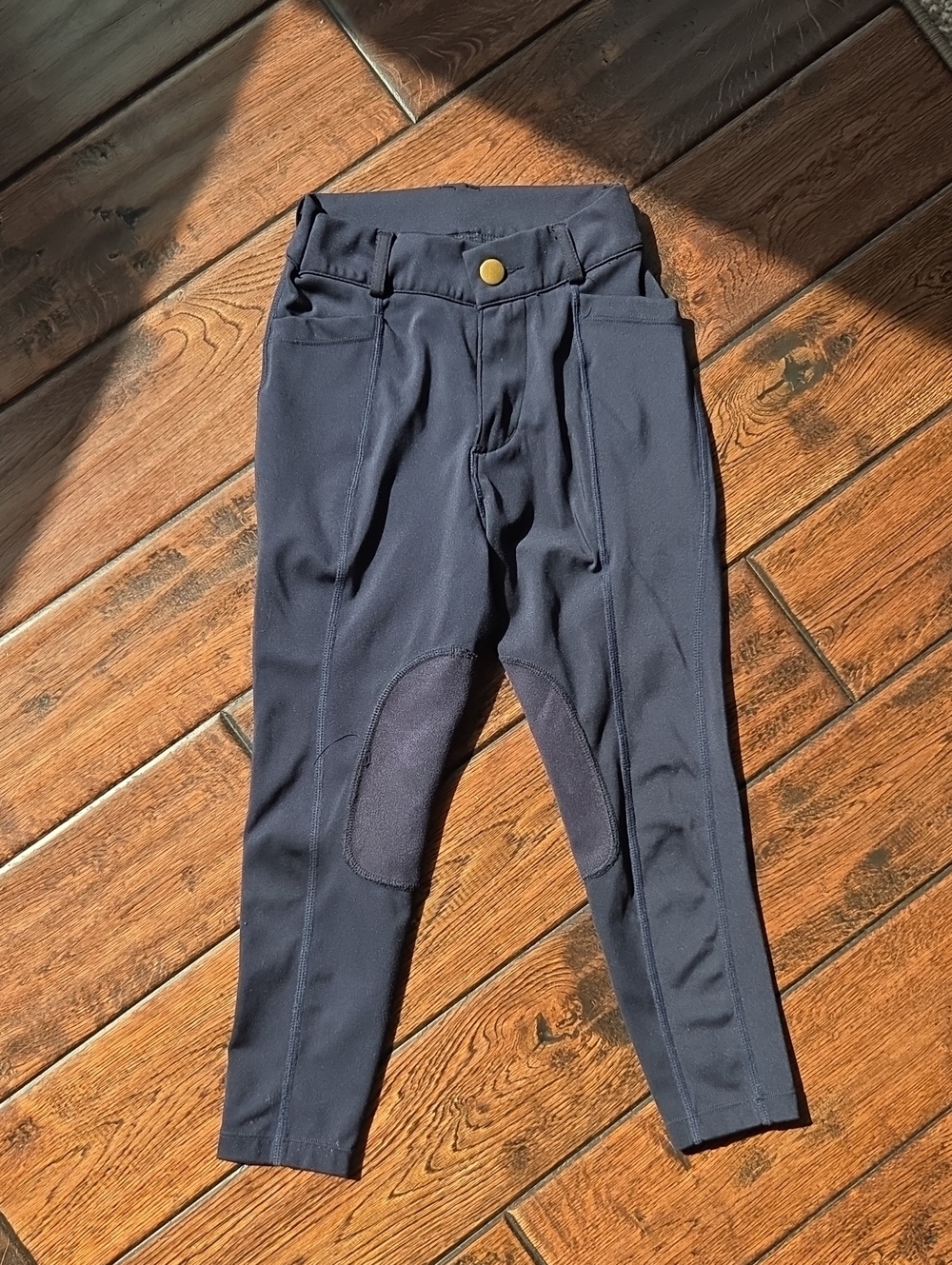 Kids Navy Equestrian Riding Pants